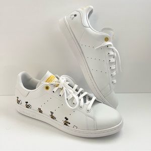 White Adidas Stan Smith Disney pixar Wall-E Collaboration Shoes Size 11 1/2